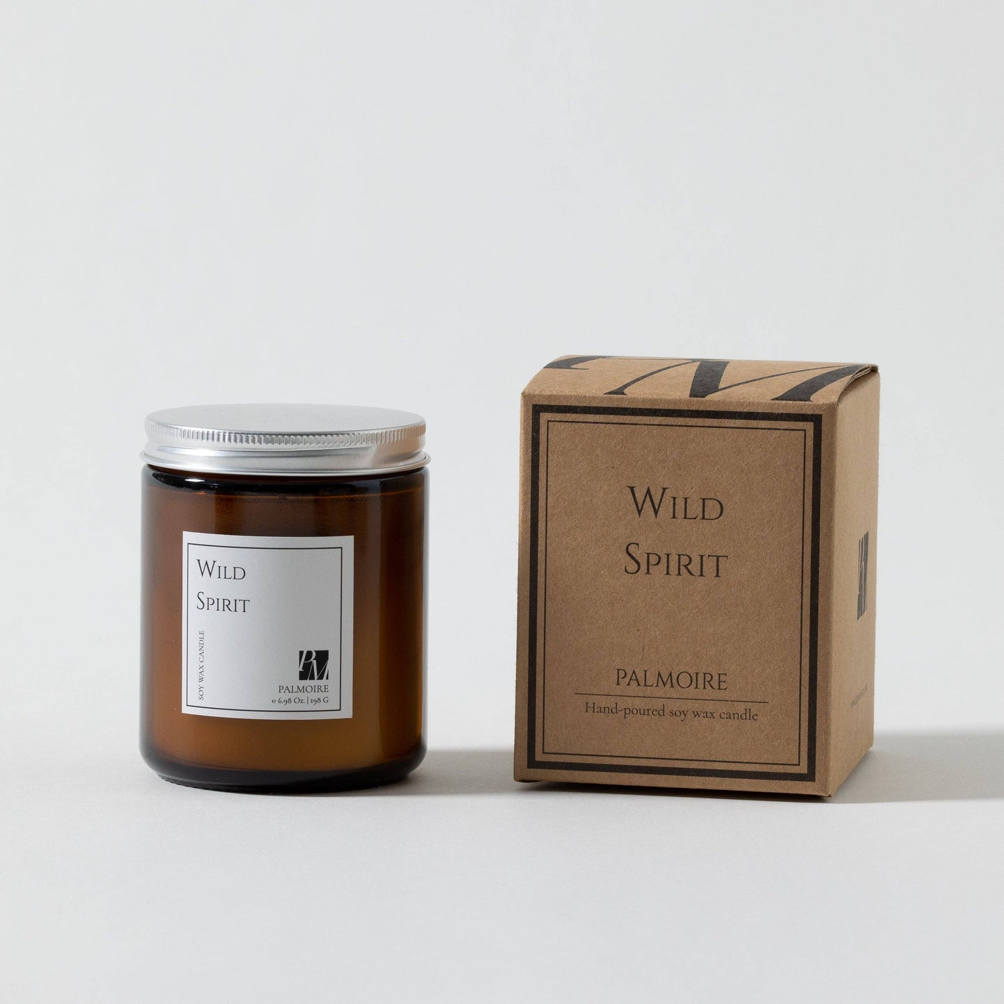 Wild Spirit Soy Wax Candle 6.98 Oz [coffee/jasmine/vanilla]