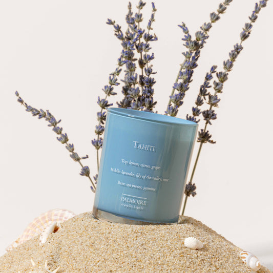 Tahiti Soy Wax Candle [lavender/lemon/jasmine]